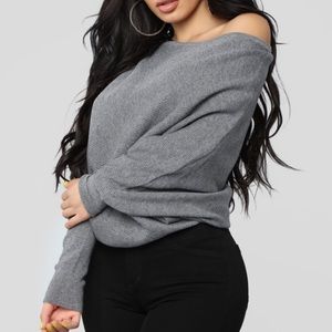 Fashion Nova Grey sweater
